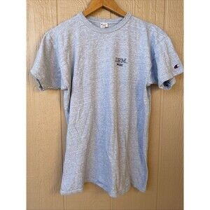 Vintage IBM MDC blue champion T-shirt Early 80s super vintage computer software